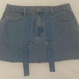 Finesse Jean Mini Skirt